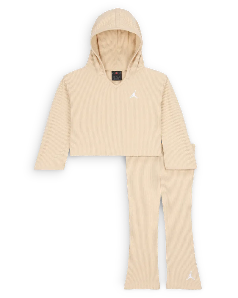 Jordan Heir To The Crown zweiteiliges Ripp-Pullover-Set (Babys, 12–24 Monate) - Braun Braun