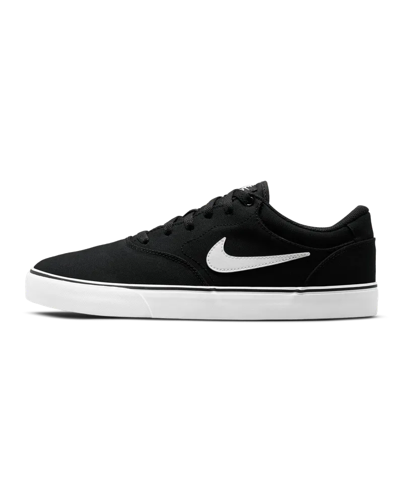 Nike SB Chron 2 Canvas Skateboardschuh - Schwarz Schwarz