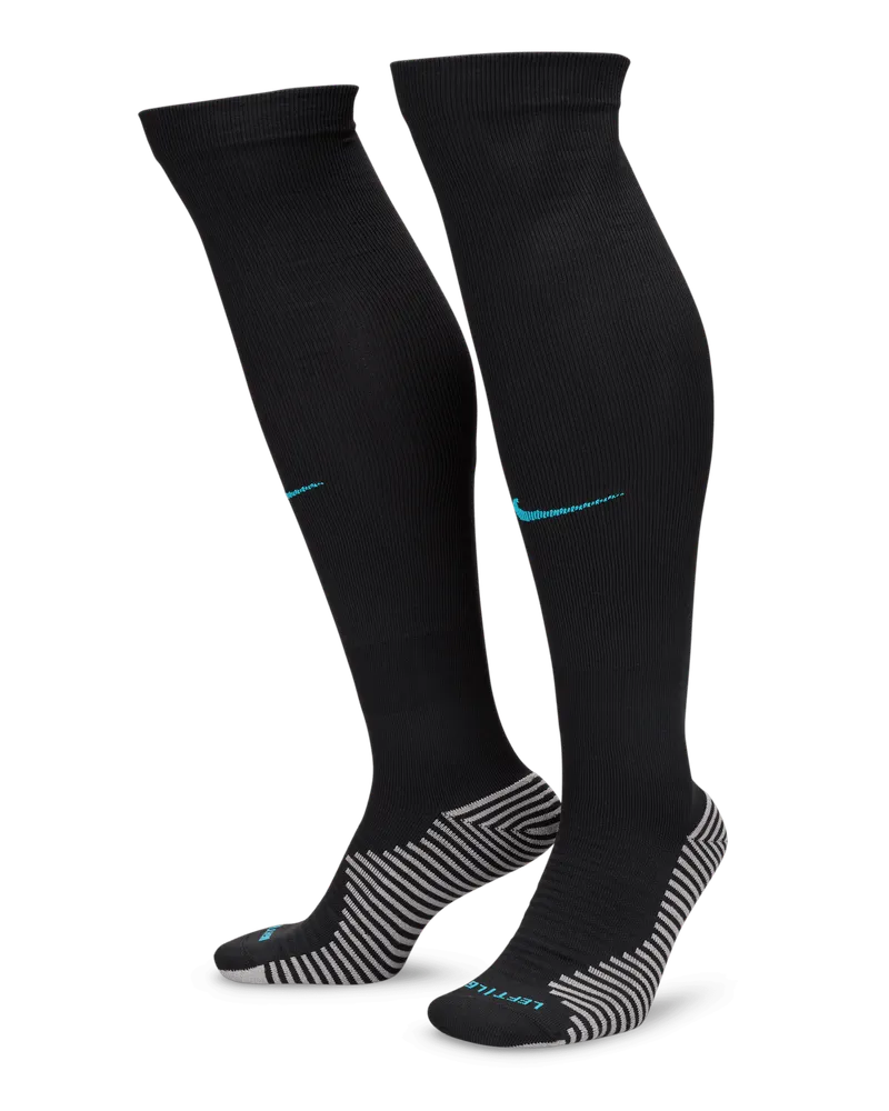 Nike Inter Mailand Strike Home  Dri-FIT kniehohe Fußballsocken - Schwarz Schwarz