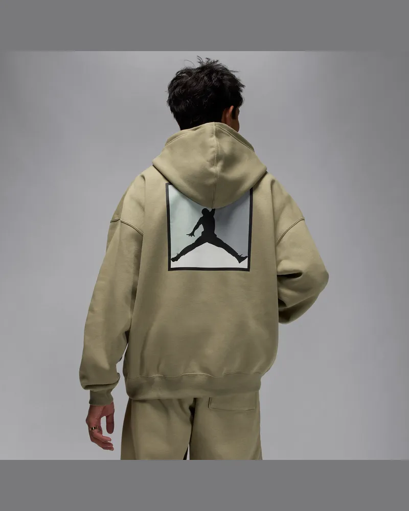 Jordan Brooklyn Fleece-Hoodie mit Grafik (Herren) - Braun Braun