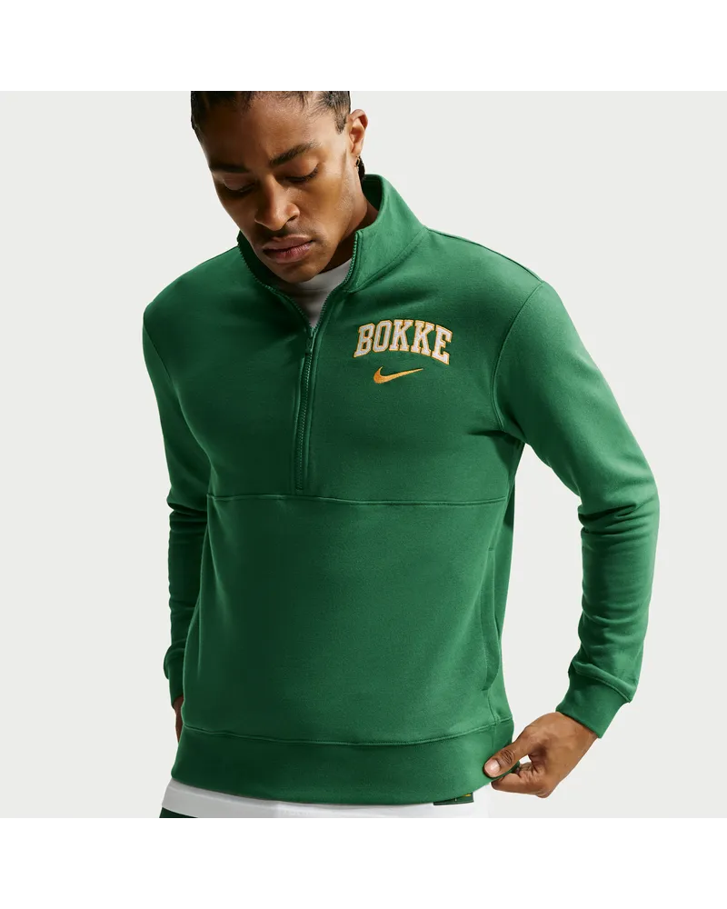 Nike Springboks Pullover mit Halbreißverschluss (Herren) - Grün Grün