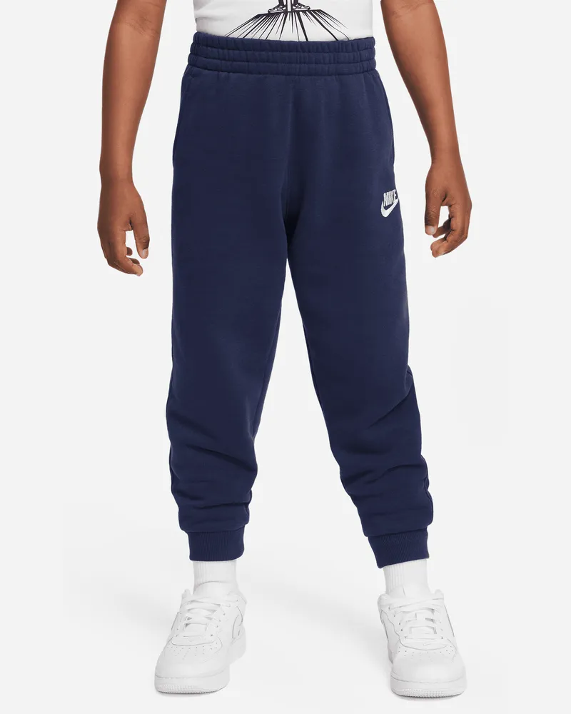 Nike Club Fleece Hose mit durchgehendem Reißverschluss (jüngere Kinder) - Blau Blau