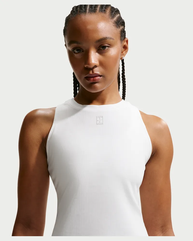 Nike Court Advantage Dri-FIT Tennis-Tanktop für Damen - Weiß Weiß