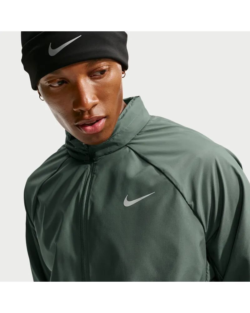 Nike Miler Repel Laufjacke mit UV-Schutz (Herren) - Grün Grün