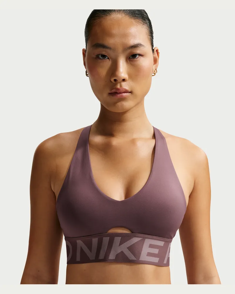 Nike Pro Sculpt gepolsterter Sport-BH mit mittlerem Halt - Lila Lila