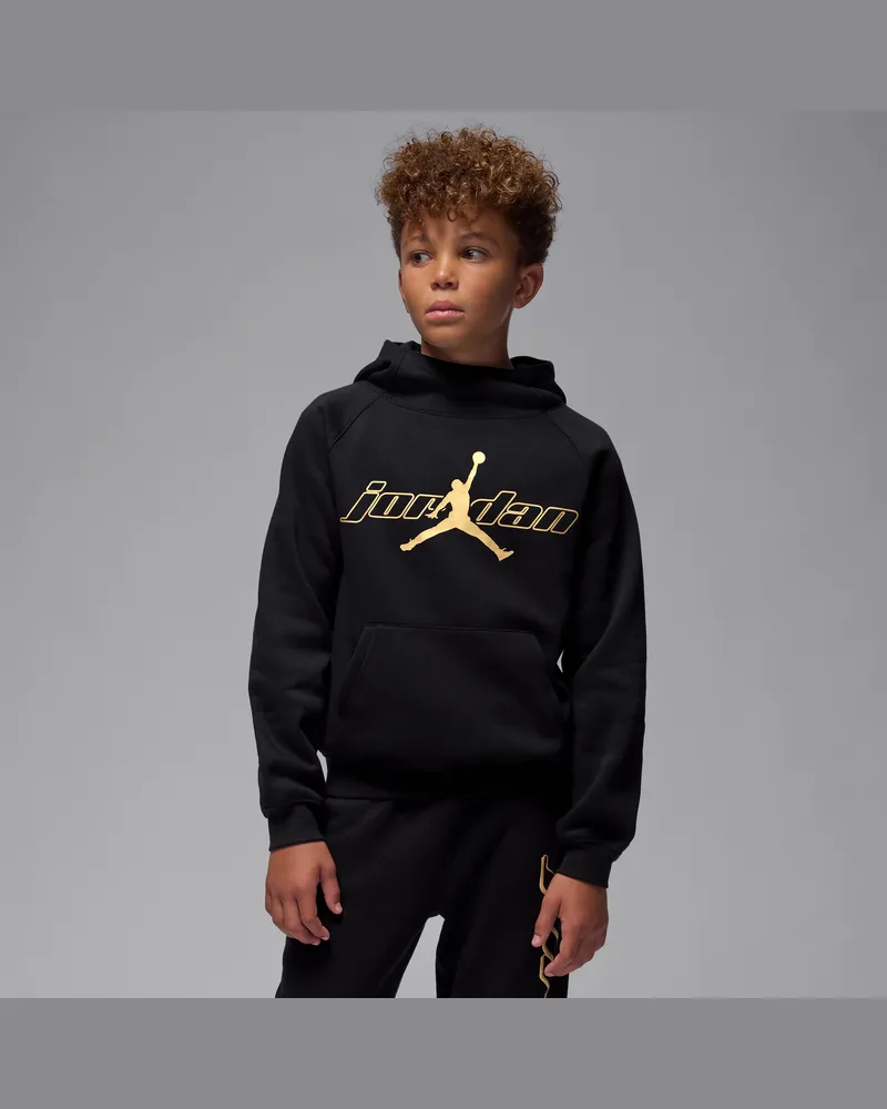 Jordan Mountainside Fleece-Hoodie (ältere Kinder) - Schwarz Schwarz
