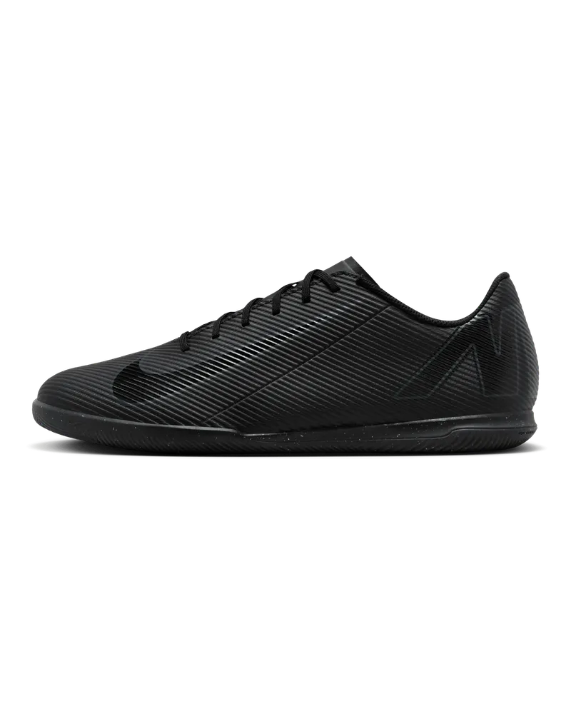 Nike Mercurial Vapor 16 Club IC Low-Top Fußballschuh - Schwarz Schwarz