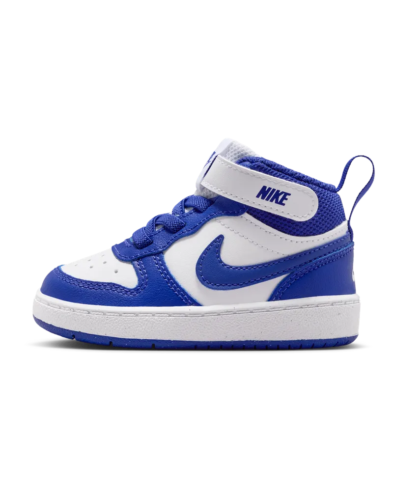 Nike Court Borough Mid 2 Schuh für Babys und Kleinkinder - Weiß Weiß