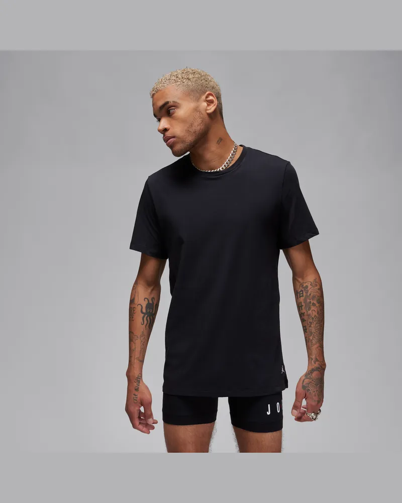 Jordan Flight Base T-Shirts (Herren, 2er-Pack) - Schwarz Schwarz