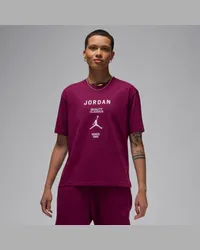 Nike Jordan Girlfriend-T-Shirt für Damen - Rot Rot