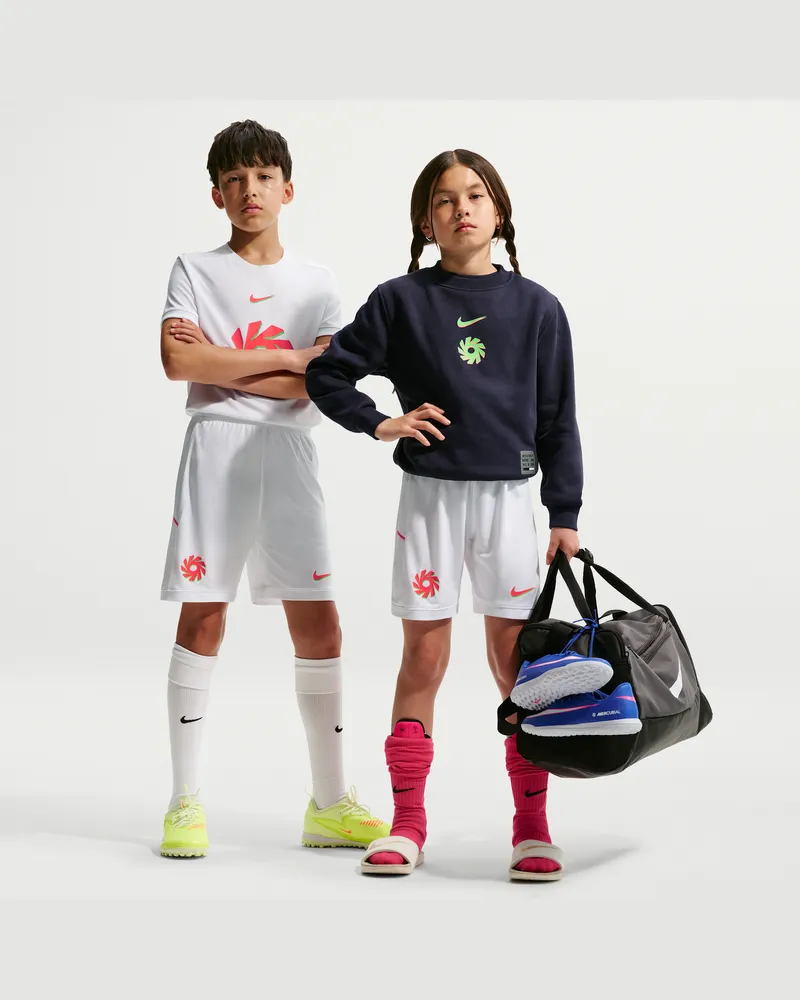 Nike Erling Haaland Academy  Dri-FIT Fußballshorts (ältere Kinder) - Weiß Weiß