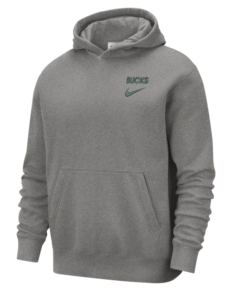 Nike Milwaukee Bucks Club Courtside  NBA-Hoodie für Herren - Grau Grau
