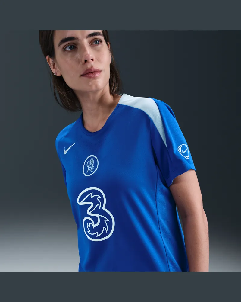 Nike FC Chelsea Strike Third  Dri-FIT Total 90 Fußballoberteil aus Strickmaterial (Damen) - Blau Blau