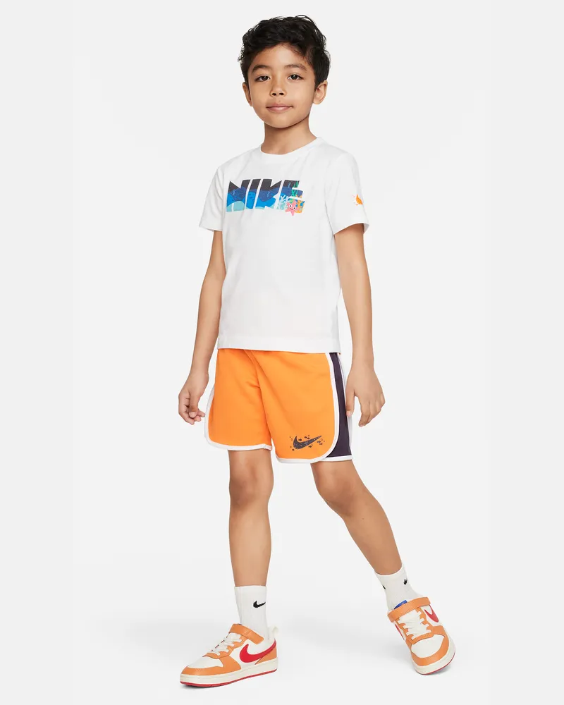 Nike Coral Reef Mesh Shorts Set zweiteiliges Set für jüngere Kinder - Orange Orange