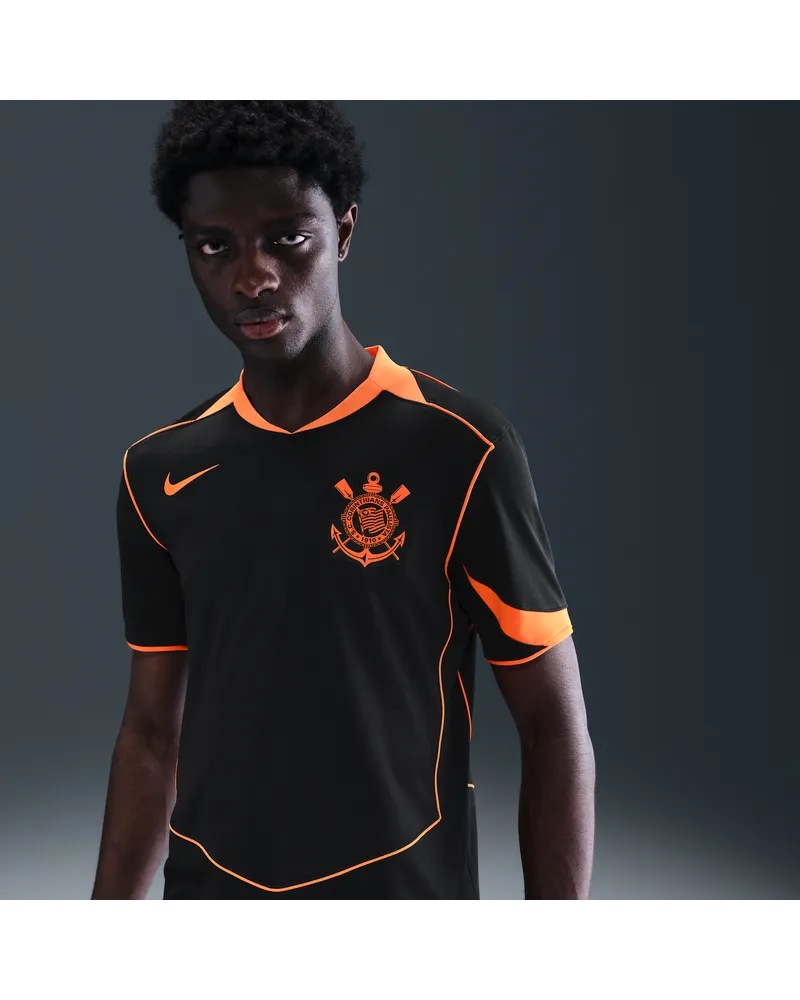 Nike S.C. Corinthians 2025/26 Stadium Third  Dri-FIT Total 90 Replika-Fußballtrikot (Herren) - Schwarz Schwarz