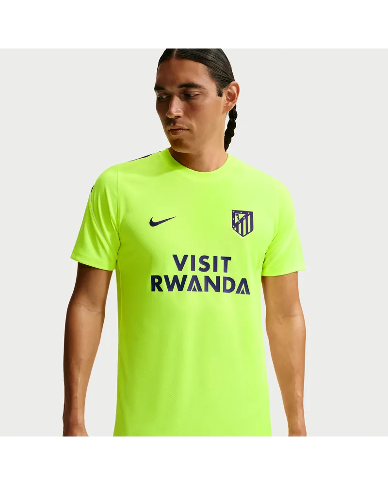 Nike Atlético Madrid Strike  Dri-FIT Kurzarm-Fußballoberteil (Herren) - Gelb Gelb