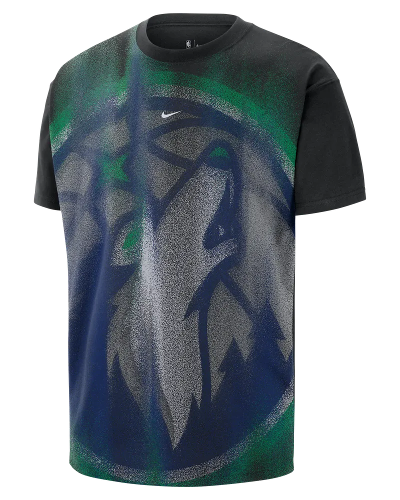 Nike Minnesota Timberwolves Basketball-T-Shirt (Herren) - Schwarz Schwarz