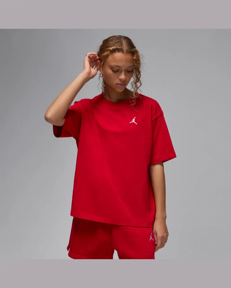 Jordan Essentials Damenoberteil - Rot Rot