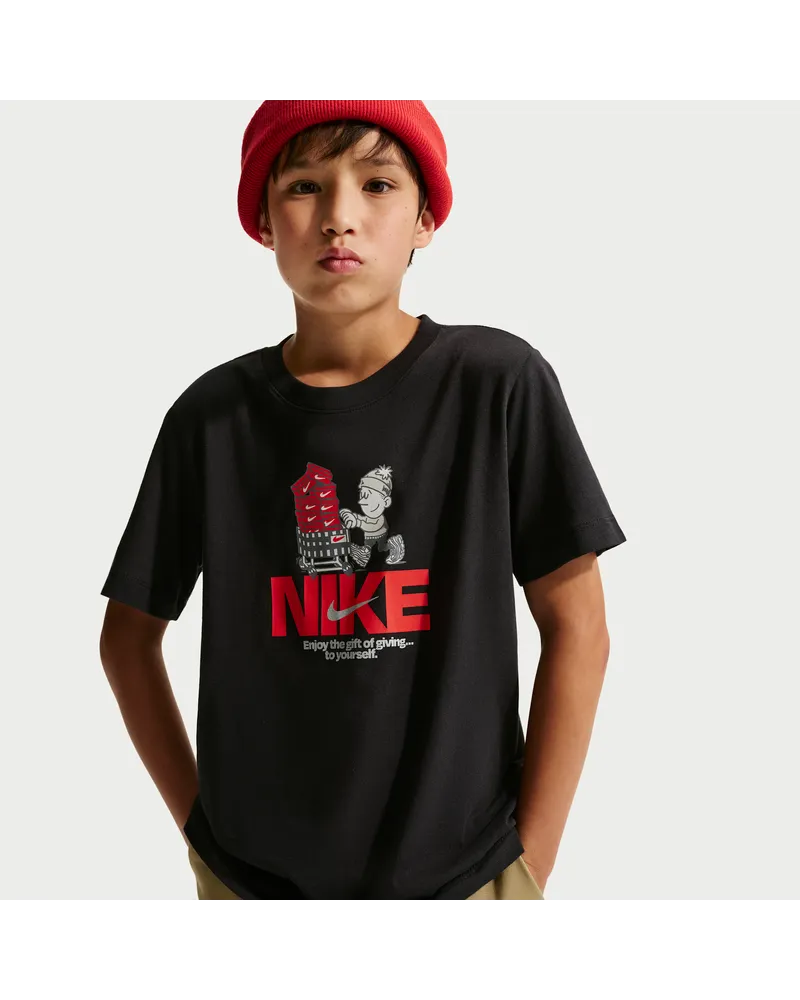 Nike T-Shirt (ältere Kinder) - Schwarz Schwarz