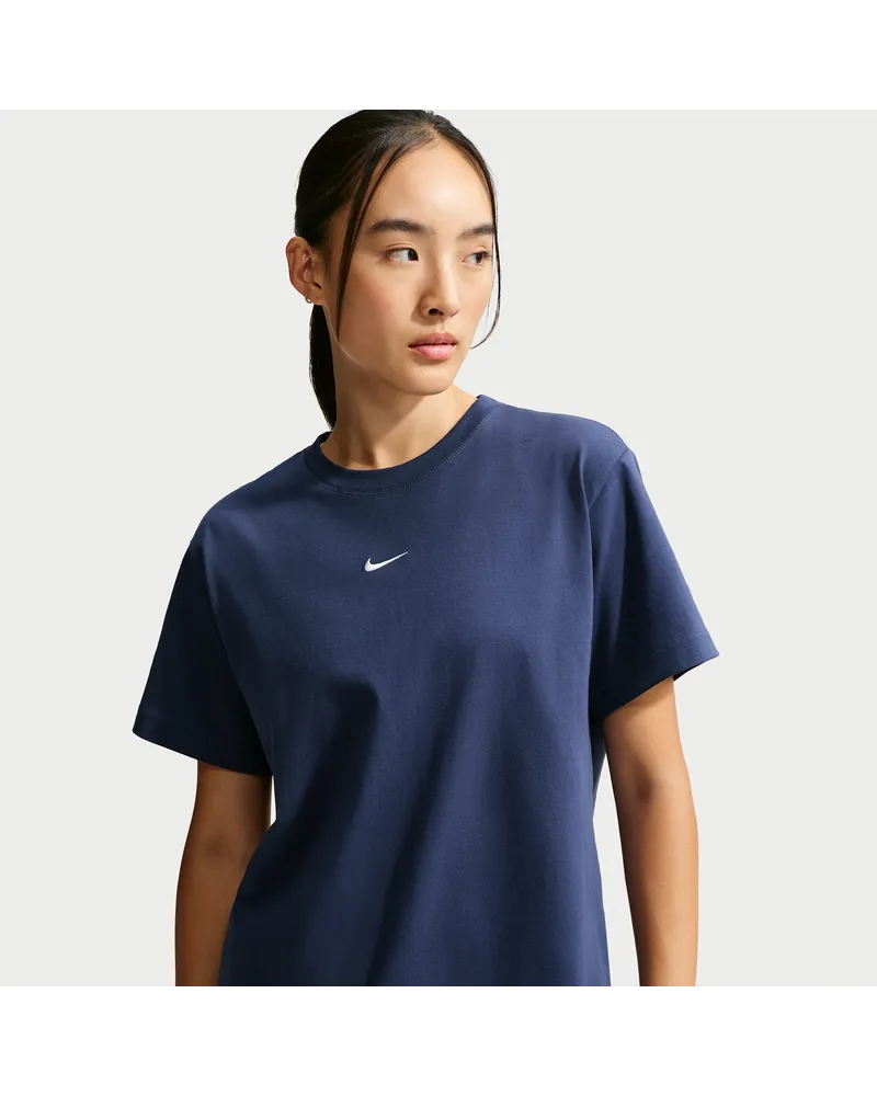 Nike Classic Oversize-T-Shirt (Damen) - Blau Blau