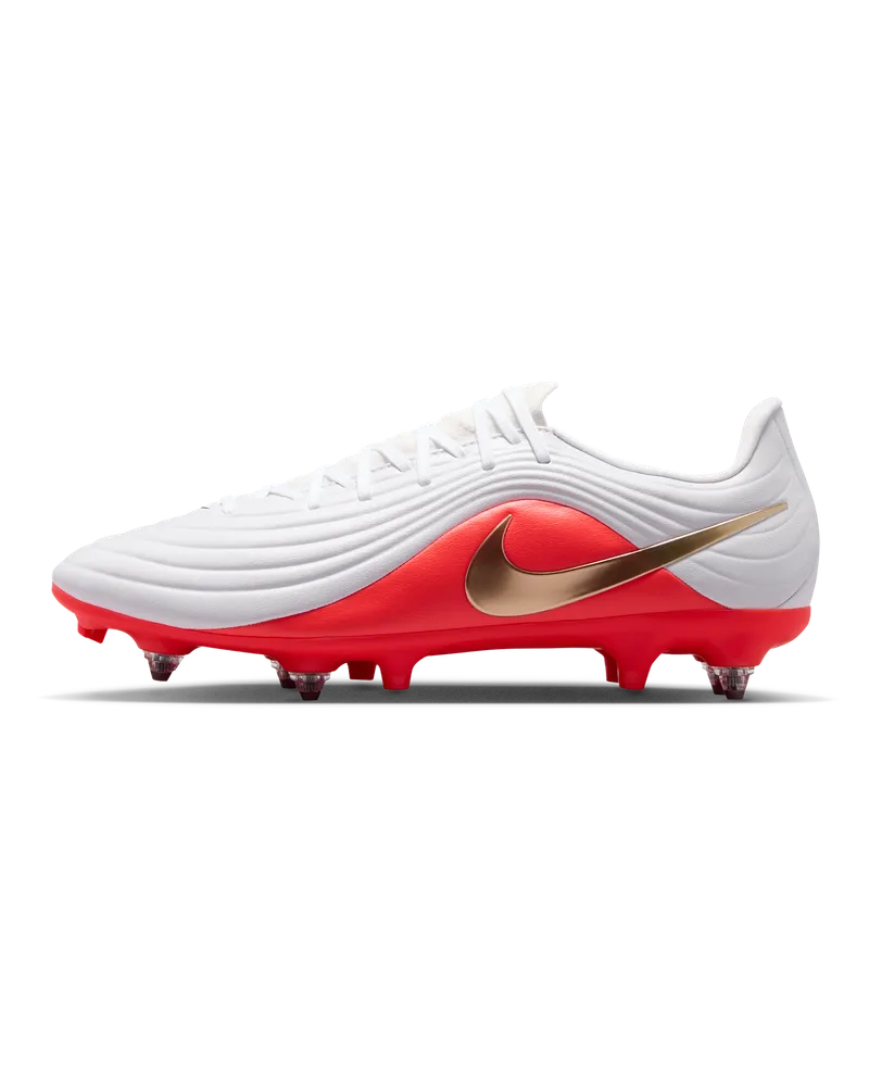 Nike Tiempo Maestro Academy Low Top Fußballschuh für weichen Rasen - Weiß Weiß