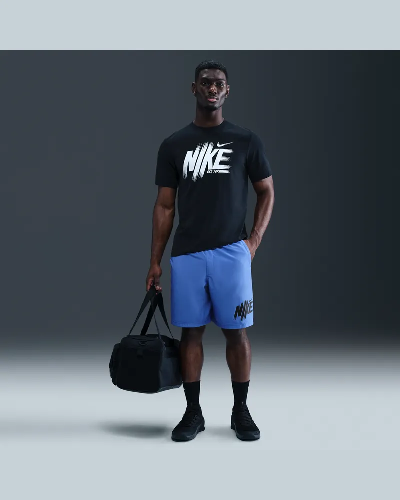 Nike Form vielseitige Dri-FIT Herrenshorts ohne Futter (ca. 23 cm) - Blau Blau