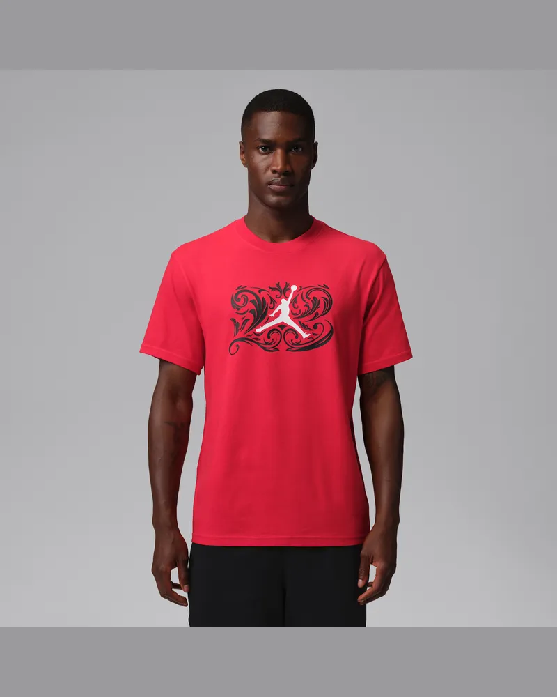 Jordan Sport T-Shirt mit Grafik und Dri-FIT-Technologie für Herren - Rot Rot