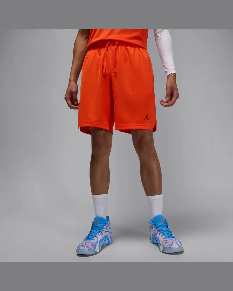 Jordan Sport Dri-FIT Mesh-Shorts für Herren - Orange Orange