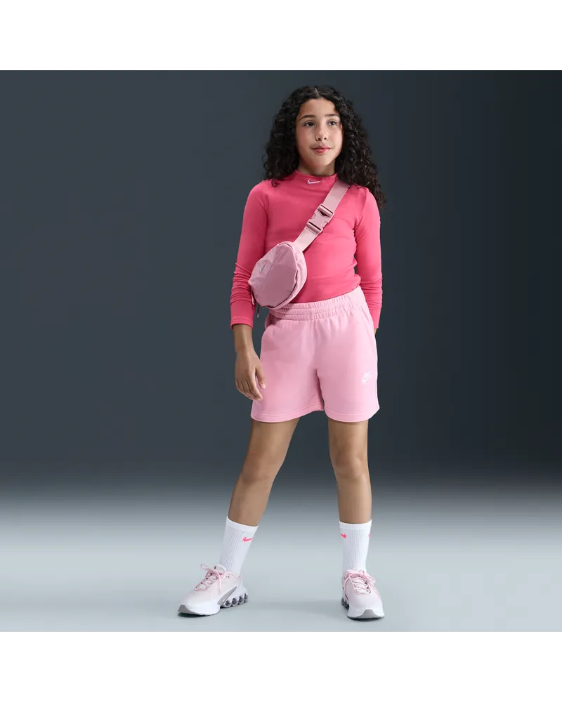 Nike Sportswear Club French-Terry-Shorts (12,5 cm) für ältere Kinder (Mädchen) - Pink Pink