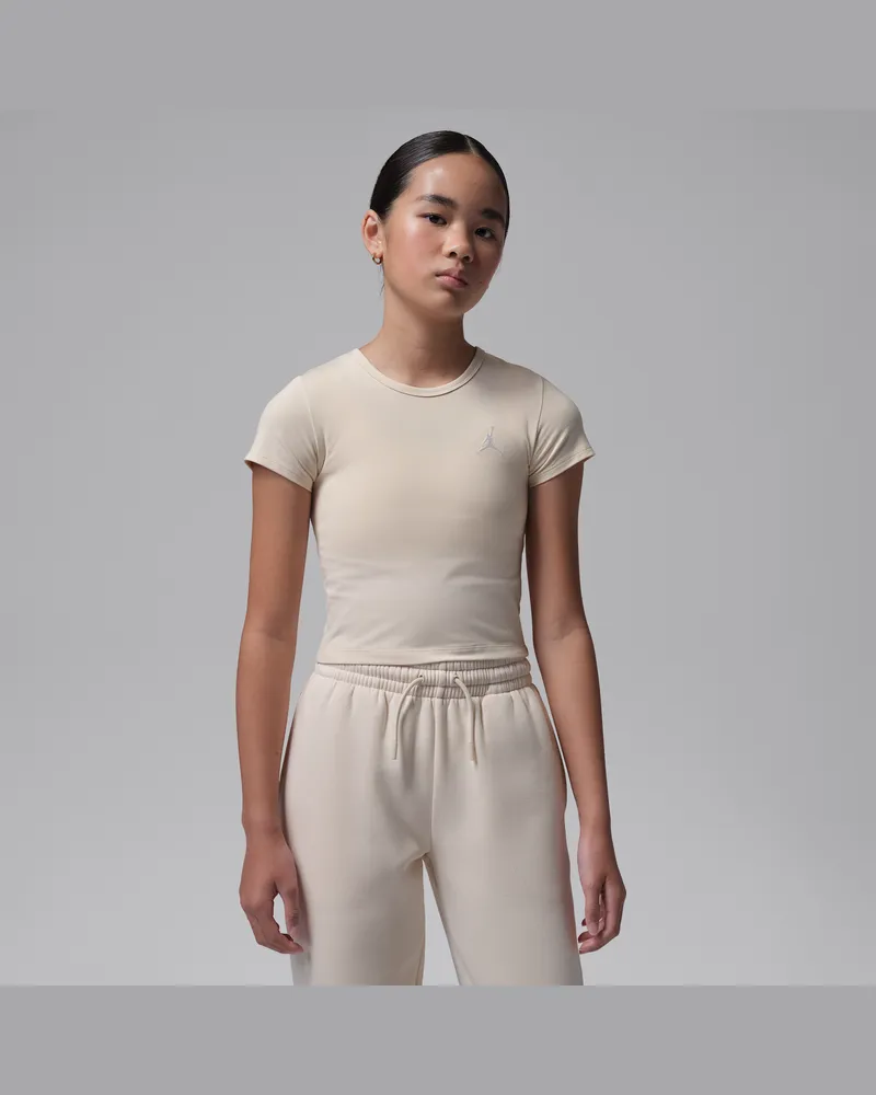 Jordan Brooklyn Essentials T-Shirt (ältere Kinder) - Braun Braun