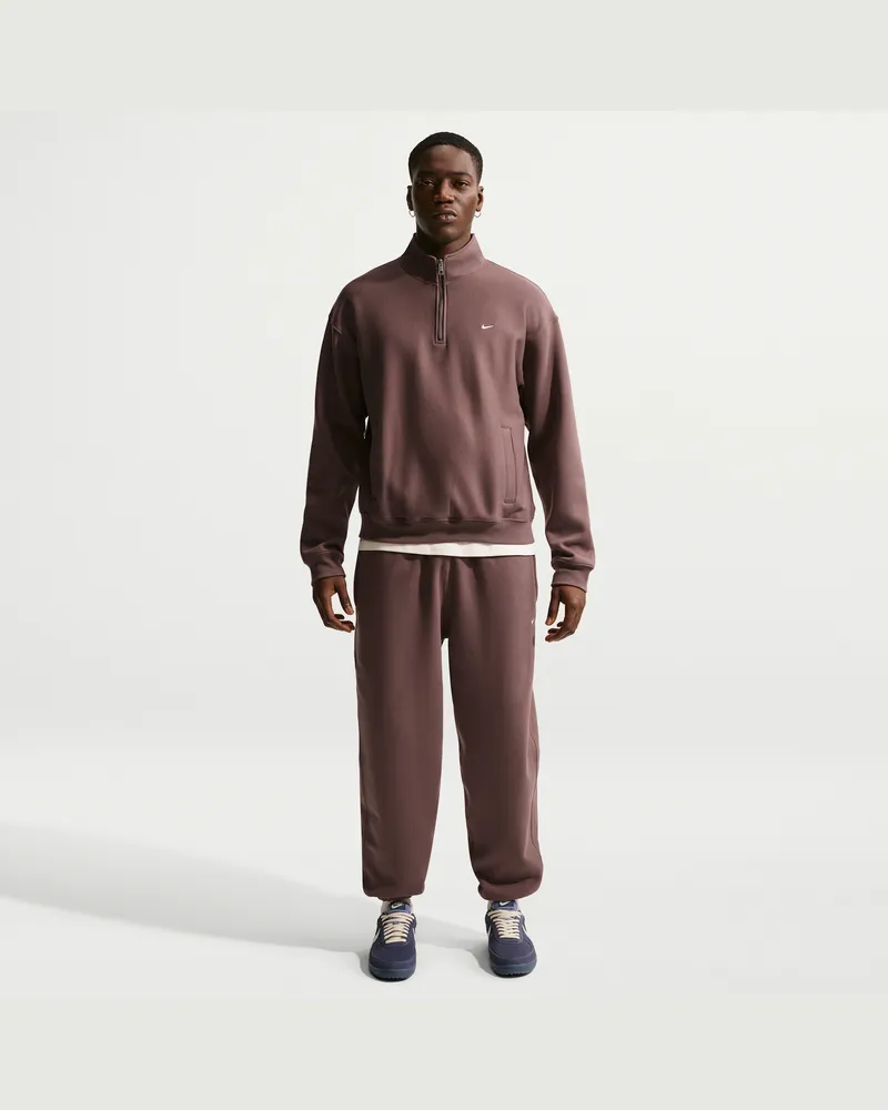 Nike Solo Swoosh Fleece-Hose mit Bündchen (Herren) - Lila Lila