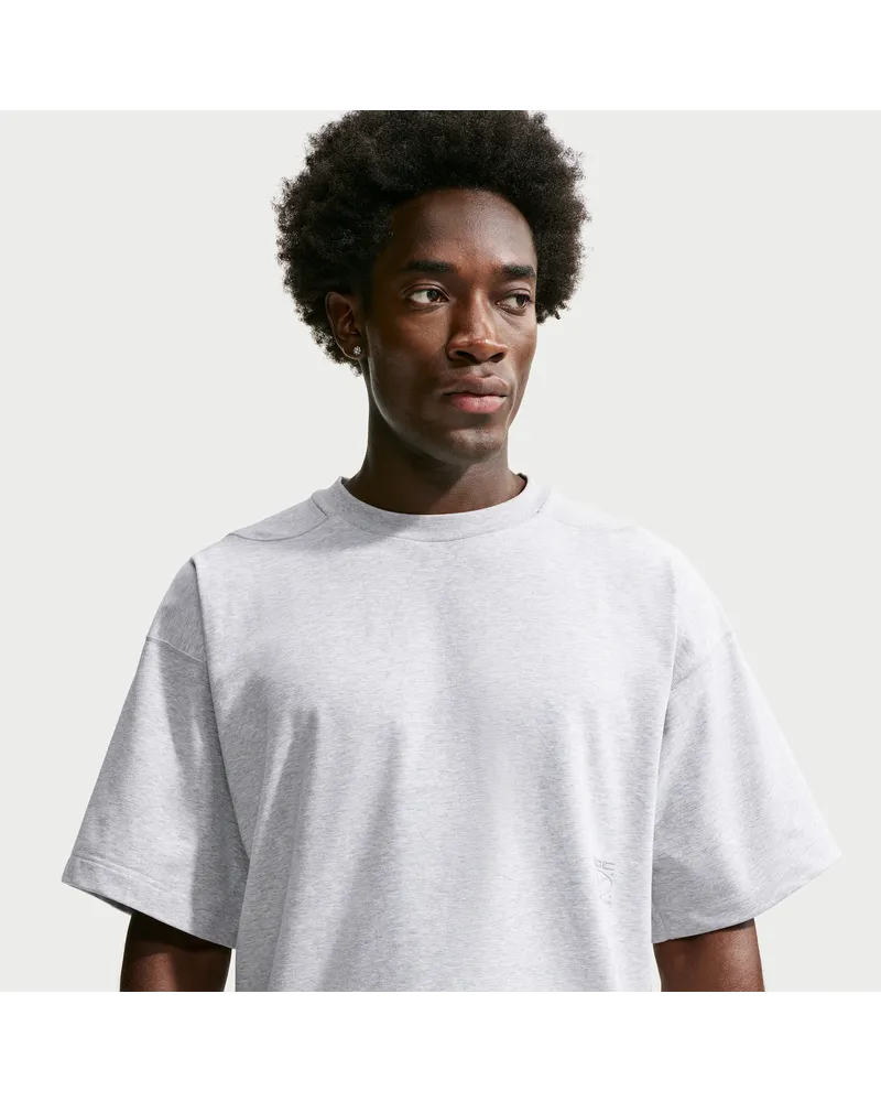 Nike N.A.C. Dri-FIT Kurzarm-Trainingsoberteil (Herren) - Grau Grau