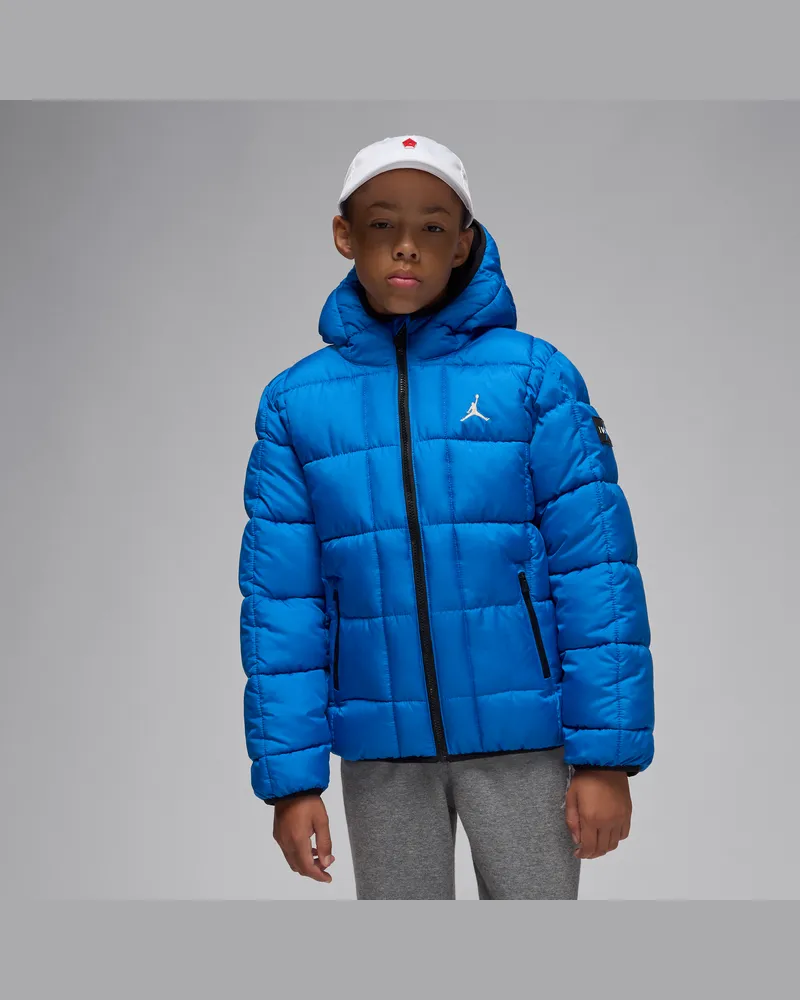 Jordan mittelschwere Essential Puffer-Jacke (ältere Kinder) - Blau Blau