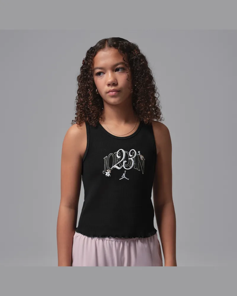 Jordan Flower of Friendship Tanktop (ältere Kinder) - Schwarz Schwarz