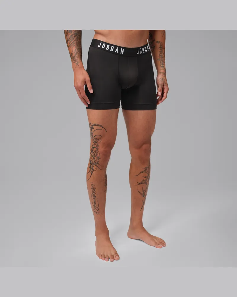 Jordan Dri-FIT Poly Boxershorts ( 5er-Pack, Herren) - Schwarz Schwarz