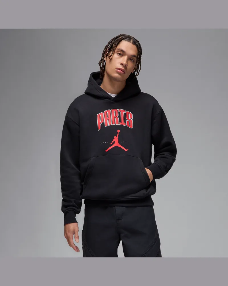 Jordan Paris Hoodie aus Fleece (Herren) - Schwarz Schwarz