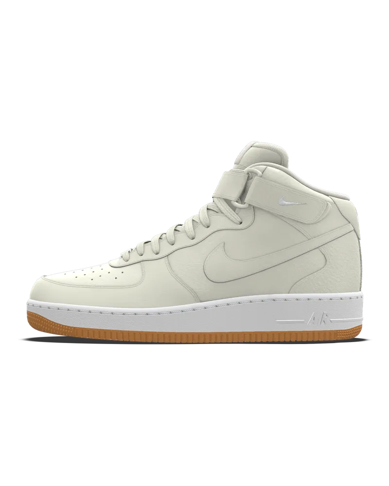 Nike Air Force 1 Mid By You personalisierbarer Herrenschuh - Weiß Weiß