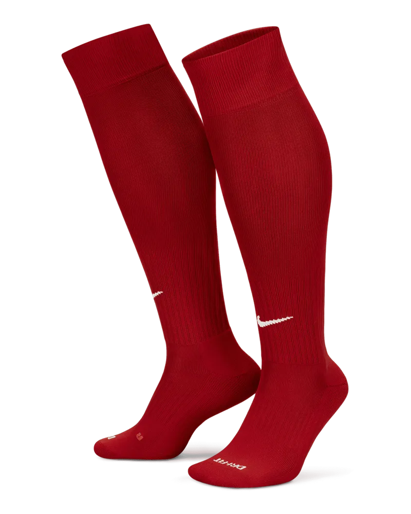 Nike Academy Over-The-Calf-Fußballsocken - Rot Rot