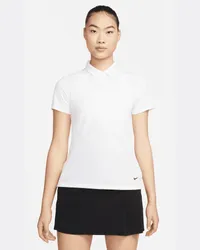 Nike Dri-FIT Victory Golf-Poloshirt für Damen - Weiß Weiß