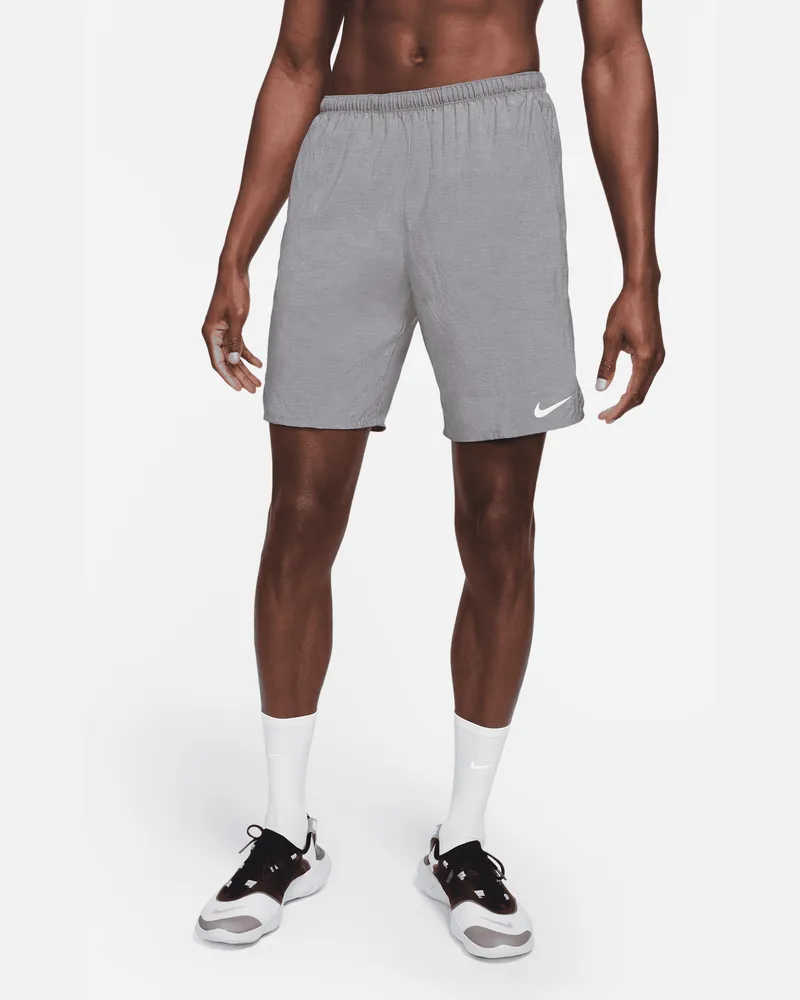 Nike Challenger Herren-Laufshorts mit Futter - Grau Grau