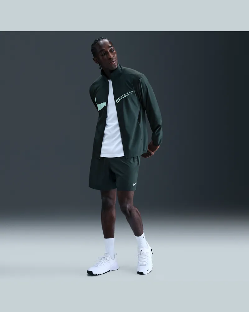 Nike Form vielseitige Dri-FIT Herrenshorts ohne Futter (ca. 18 cm) - Grün Grün