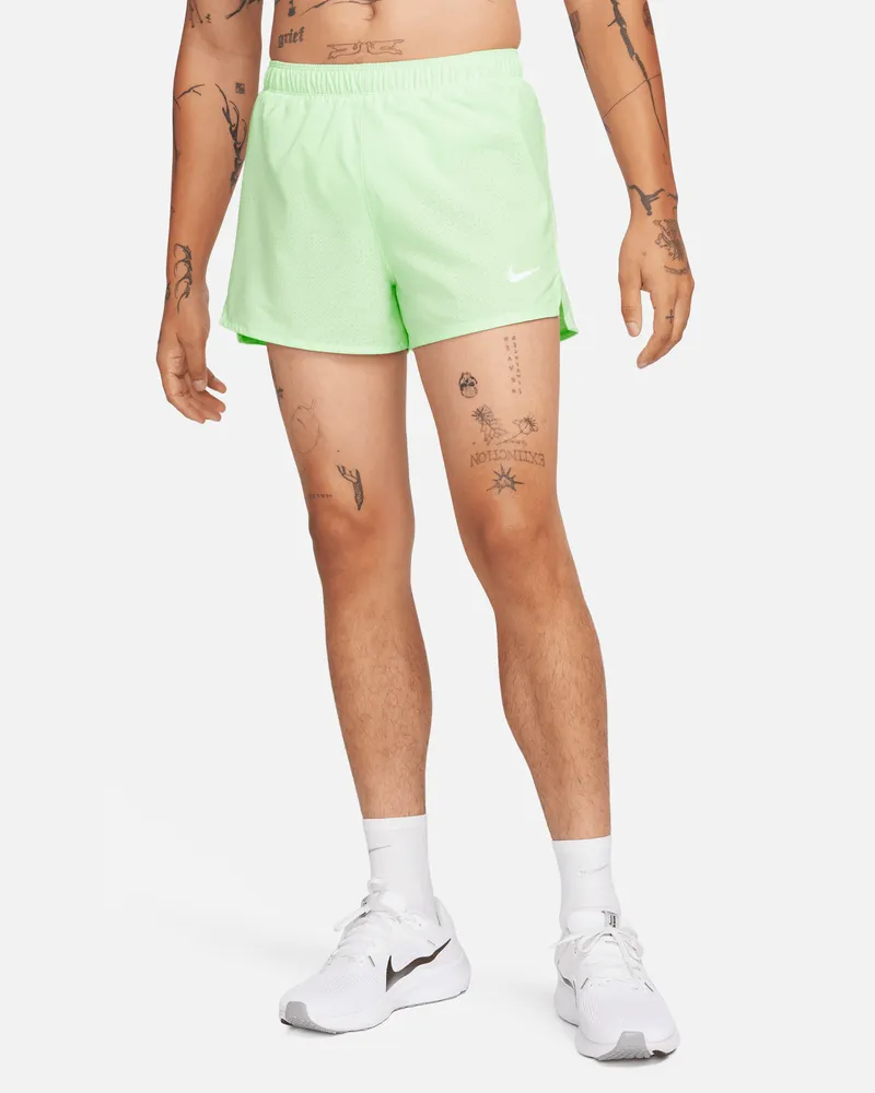 Nike Fast Dri-FIT-Laufshorts mit Innenslip für Herren (ca. 7,6 cm) - Grün Grün