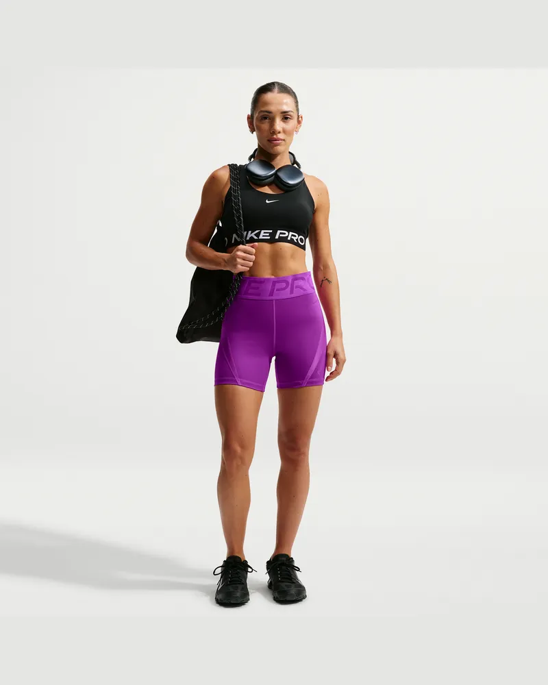 Nike Pro Sculpt Dri-FIT-Shorts mit hohem Bund (Damen, ca. 12,5 cm) - Lila Lila