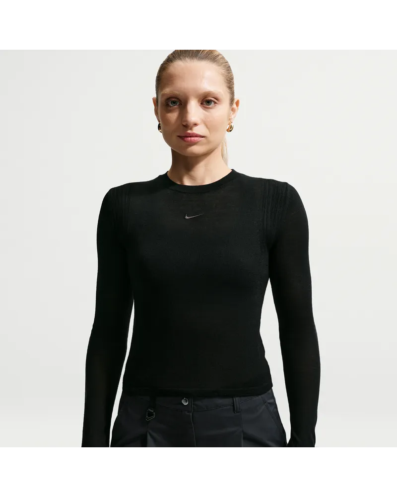 Nike Airreverent Longsleeve (Damen) - Schwarz Schwarz