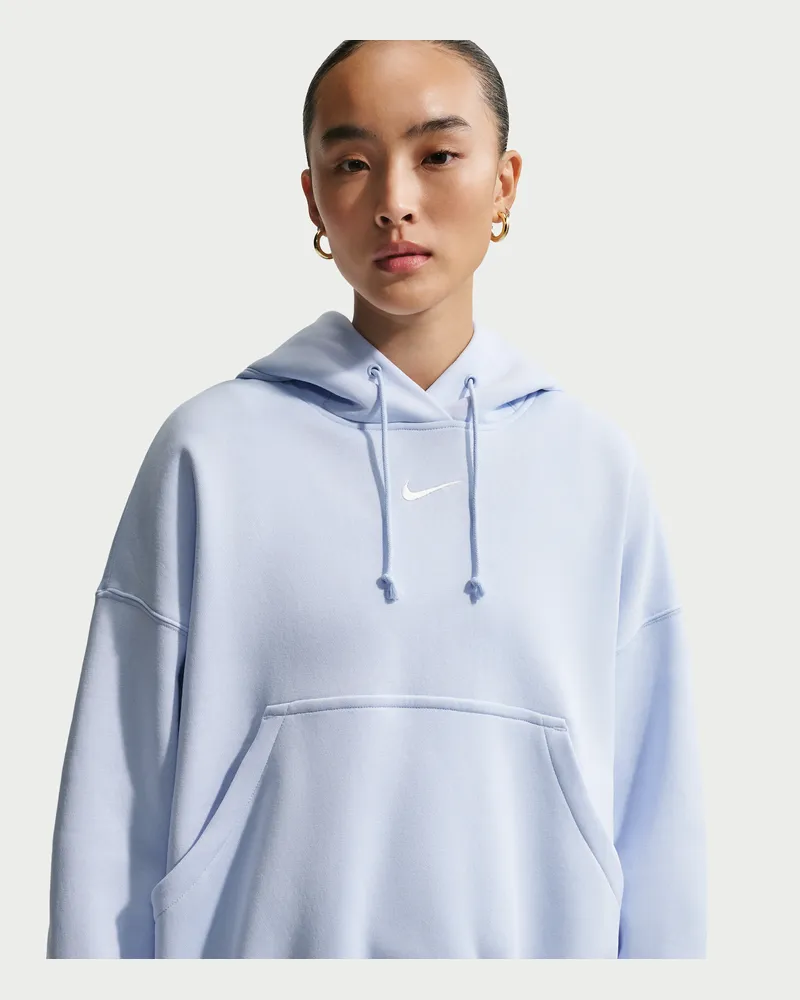 Nike Phoenix Fleece überextragroßer Hoodie für Damen - Blau Blau