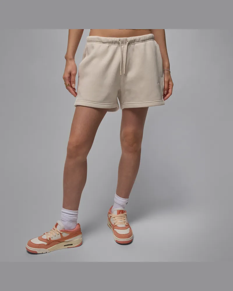 Jordan Brooklyn Fleece Damenshorts - Braun Braun