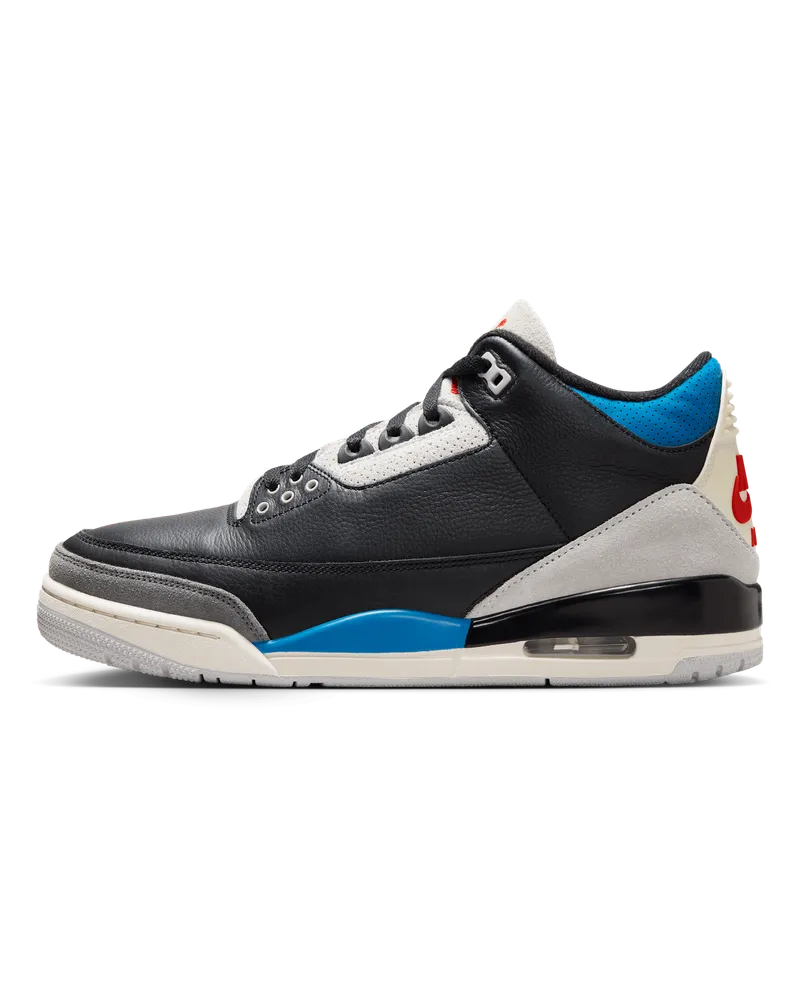 Jordan Air  3 Retro "Rare Air" Schuh (Herren) - Schwarz Schwarz