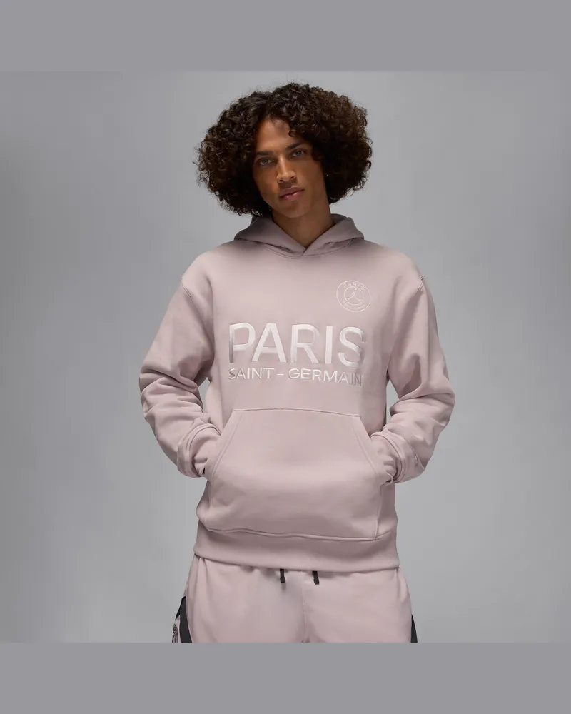 Nike Paris Saint-Germain Fleece-Hoodie für Herren - Pink Pink