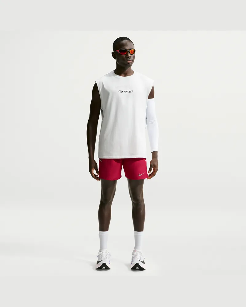 Nike Miler Dri-FIT Laufshorts mit Futter (ca. 13 cm, Herren) - Rot Rot