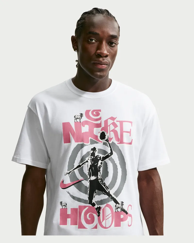 Nike Basketball-T-Shirt (Herren) - Weiß Weiß